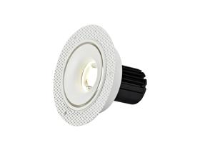 DM201090  Bolor T 10 Tridonic Powered 10W 4000K 810lm 36° CRI>90 LED Engine White/White Trimless Fixed Recessed Spotlight, IP20